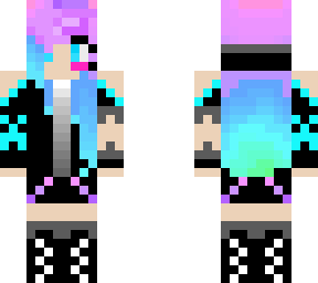 rainbow gamer girl