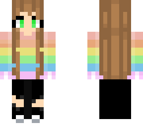 rainbow girl