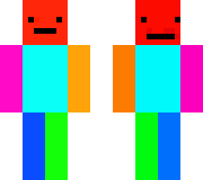 rainbow skin