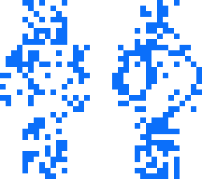 random blue