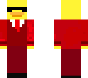 red suit duck