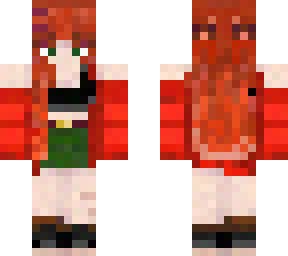 red sweatshirt