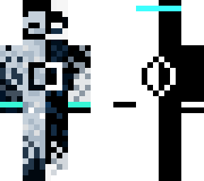 white and black