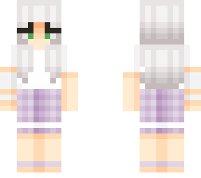 white haired girl