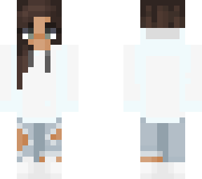 white hooded girl
