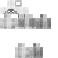 Black and White Herobrine Skin | Minecraft Skin