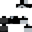 Black and White Steve | Minecraft Skin