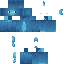 Fish Skin Pattern Blue cute fish (mid blue) | Minecraft Skin